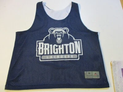 BRIGHTON BRUINS LACROSSE CLUB #77 CAMISETA DE 2 CARAS MUJER MED NEW YORK NY PINNIE Foto 1 de 4