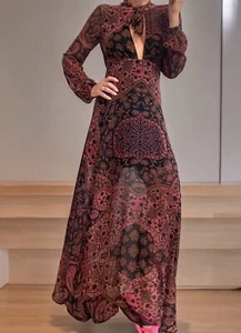 FOR LOVE AND LEMONS Kleid Maxikleid Gr.S - Bild 1 von 13