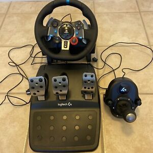 Logitech G29 Driving Force Racing Steering Wheel + Pedals + SHIFTER PS3 PS4 PC