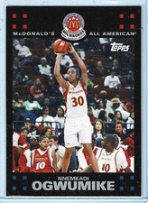 NNEKA OGWUMIKE 2008 Topps McDonald's All American HS Basketball Card #NO🏀SPARKS