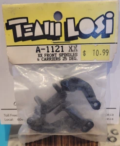 Team Losi LOSA1121 XX Buggy Frontspindel & Träger 25 Grad Set A-1121 Vintage RC - Bild 1 von 3