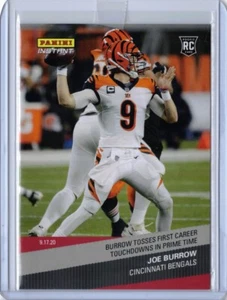2020 Panini Instant NFL Football #24 Joe Burrow Rookie Card RC - 1 of 1381 - Picture 1 of 2