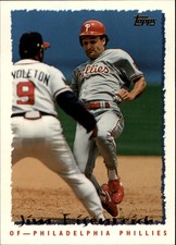 1995 Topps Philadelphia Phillies Baseball Card #326 Jim Eisenreich