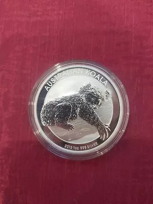 Australia 2012 - 1 Troy Oz. Silver 1 Dollar - Koala - Unc & Sealed - Imagen 1 de 2