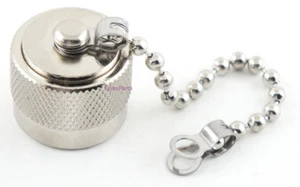 Tapa antipolvo con cadena - Cubiertas UHF / N hembra - Vendedor de radioaficionados de EE. UU. - Imagen 1 de 3