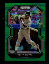 2021 Panini Prizm Tier III Green Prizm Tony Gwynn #225 HOF