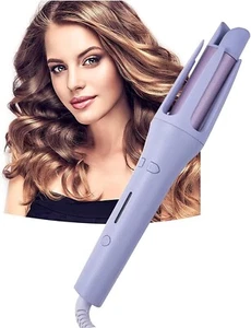 Arricciacapelli Automatico Rotante In Ceramica 32mm Ferro Per Capelli Con Tre Im - Foto 1 di 4