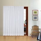  2pcs Tulle Window Screening Style Beautiful White Tulle Piping Curtains for