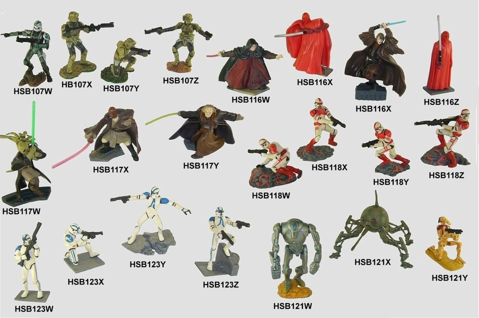 Figuras de Star Wars #2 paquetes de batalla desatados Hasbro Marx soldados de juguete de plástico Foto 1 de 1