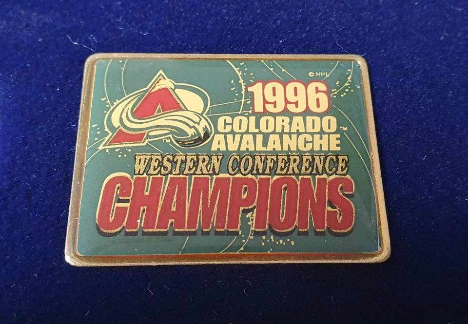 NHL Pin   Colorado Avalanche 1996 Western Conference Champions - Image 1 of 1