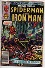 Marvel Team Up Spider-Man And Iron Man 110 Comic Book 1981 Magma Cover Vintage