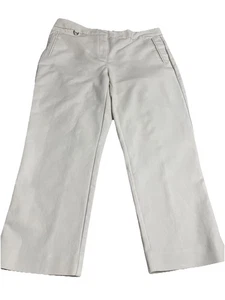 Pantaloni Capri Adrianna Papell Champagne Beige Tg 10 Moda Elasticizzati W 31-32/27,5 - Foto 1 di 7