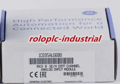 New Factory Sealed GE IC695ALG608 Fanuc Analog Input Module IC695ALG608 - Image 1 of 4