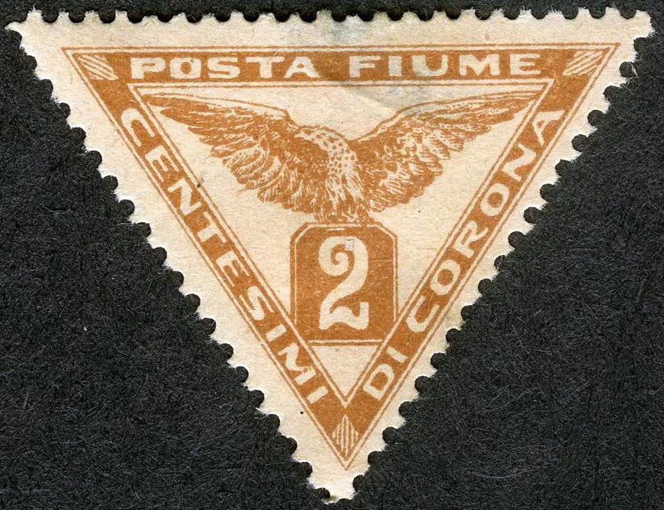 Fiume 1920 Eagle on Shield Newspaper MH (SC# P2) - Image 1 of 1