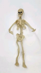 Vintage Rubber Skeleton Bendable Doll 12" Posable Halloween Buddy Shelf Sitter - Picture 1 of 6