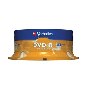 Verbatim DVD-R 16x Speed 4,7GB , confezione da 25 - Foto 1 di 1