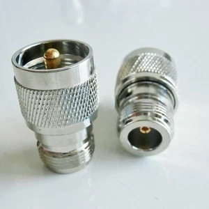 UHF Male to N Type Female RF Adapter Connector Quick and Reliable Connection - Zdjęcie 1 z 4