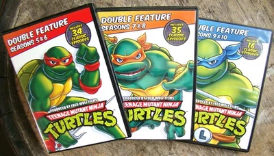 Teentage Mutant Ninja Turtles ~2016 DVD Seasons 5-10~ Classic TV Cartoon TMNT 🐢 - Image 1 of 4