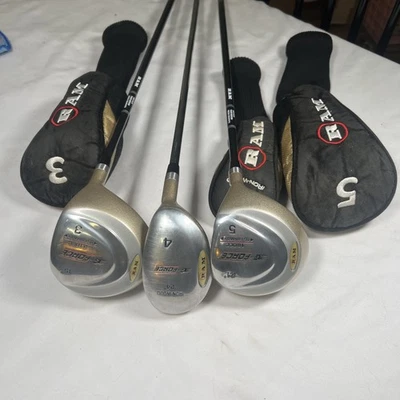 Ram G-Force 3, 4, 5 Iron Woods Graphite Right Handed with covers - Image 1 of 4