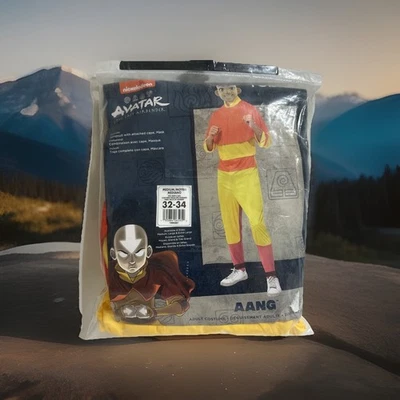 RUBÍES Avatar AANG El Último Maestro Aire Disfraz Halloween - ADULTO MEDIANO 32-34 NUEVO Foto 1 de 4