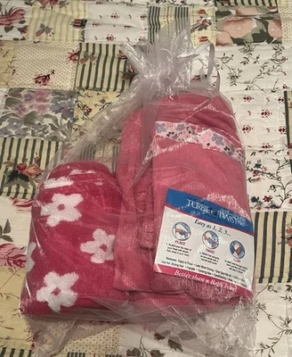 Juego de envoltura corporal y turbante para cabello Turbie Twist microfibra súper absorbente rosa nuevo en paquete Foto 1 de 4