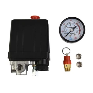 Psi Pre Set Values Manifold Regulator Port Safety Valve Air Compressor - Bild 1 von 12