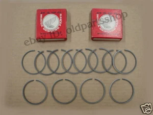 Honda CB350 CB350F Piston Ring 0.75 x4 NOS CB350Four 3rd Over Size 13014-333-005 - Bild 1 von 3