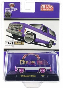 Chase 1973 CHEVROLET K5 BLAZER PURPLE & WHITE 1/64 DIECAST BY M2 31500-MJS41 - Picture 1 of 1