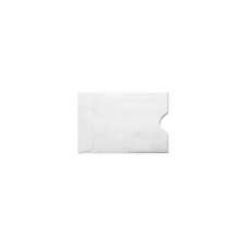 LUX Credit Card Sleeves (2 3/8 x 3 1/2) 500/Box White Linen (1801-WLI-500)