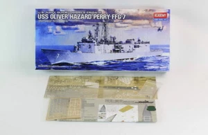Academy 1/350 USS FFG-7 Oliver Hazard Perry Frigate kit +Pontos Model Detail set - Picture 1 of 1