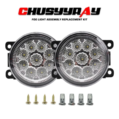 Par de luces antiniebla LED para parachoques delantero izquierdo y derecho para Honda Ridgeline 2017-2020 Foto 1 de 4