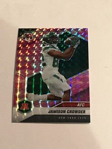 JAMISON CROWDER #237  2021 PANINI NFL MOSAIC - PINK CAMO PARALLEL