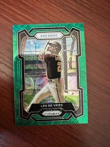 2024 Panini Prizm Leo DE Vries #64 Green Scope #d/75 Padres - Picture 1 of 2