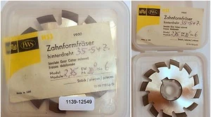 Zahnformfräser Modul 2,75 - EW 20° - für 35 - 54 Zähne Ø80x9xØ27 / 12 Spannuten - Bild 1 von 7