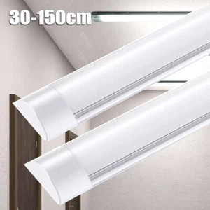 SET LED lámpara de habitación húmeda lámpara de bañera 30/60/90/120/150 cm taller lámpara de oficina - Imagen 1 de 21