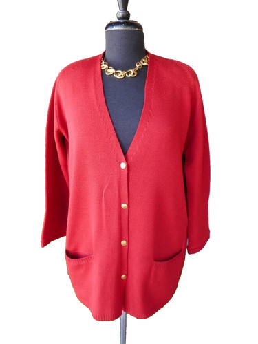MAGLIONE lana rosso originale Gucci 2 pz gonna tuta giacca cappotto Cottagecore Regencycore