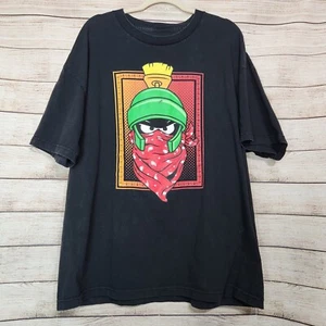 Looney Tunes Also known As AKA Marvin the Martian T-shirt Men's Size 2X Black - Picture 1 of 10