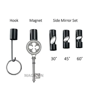 Supereyes NA002 7mm Borescope Endoscope Side Mirrors Reflectors Hook Magnet Set - Picture 1 of 3