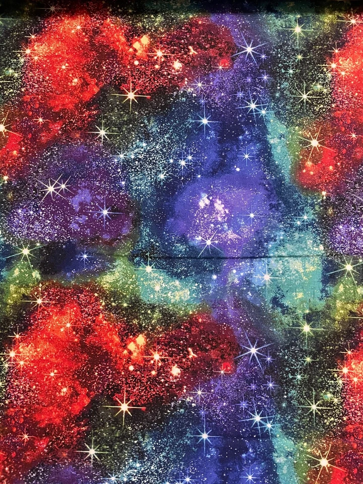 Galaxy Multi Color Fabric 18”x44” 100% Cotton -  - Image 1 of 1