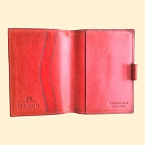 Porta Agenda / Rubrica MIGNON PARIS in Pelle Rosso - Imagen 1 de 5
