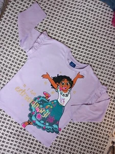disney Encanto purple t-shirt 4 years cotton - Picture 1 of 3