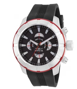 Invicta S1 Rally Turbo Racing Mens 52mm Black Strap Chronograph Watch 18611 RARE - Picture 1 of 22