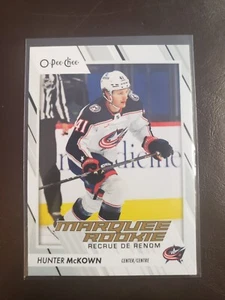 2023-24 O-Pee-Chee Hockey #565 Hunter McKown Marquee RC Columbus Blue Jackets - Picture 1 of 2