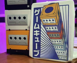 Gamecube Inspired Japanese Poster T-Shirt - Nintendo Game Cube Tee by Rev-Level - Picture 1 of 4