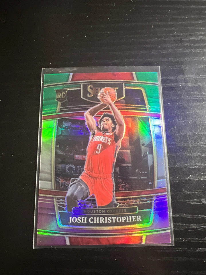 Josh Christopher 2021-22 Select Green White Purple Prizm RC Hawks #48 - MINT - Image 1 of 2