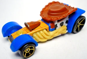 2018 HOT WHEELS DISNEY PIXAR TOY STORY CHARACTER WOODY BLUE 1:64 DIECAST 3" CAR - Picture 1 of 6