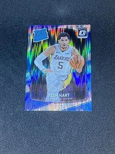 Josh Hart 2017-18 Donruss Optic #171 Shock Wave Flash Prizm Los Angeles Lakers - Picture 1 of 2