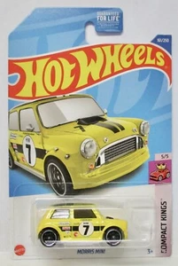 2021 HOT WHEELS TREASURE HUNT MORRIS MINI YELLOW COMPACT KINGS 5/5 P7 - Picture 1 of 1