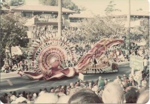 Rose Parade Float ORIGINAL FUND FOTOGRAFIE Farbe PASADENA CALIFORNIA 99 5 N - Bild 1 von 1