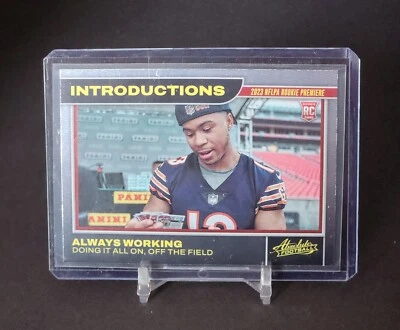Tyler Scott Panini Introductions Always Working Absolute Chicago Bears # 17 - Image 1 of 2